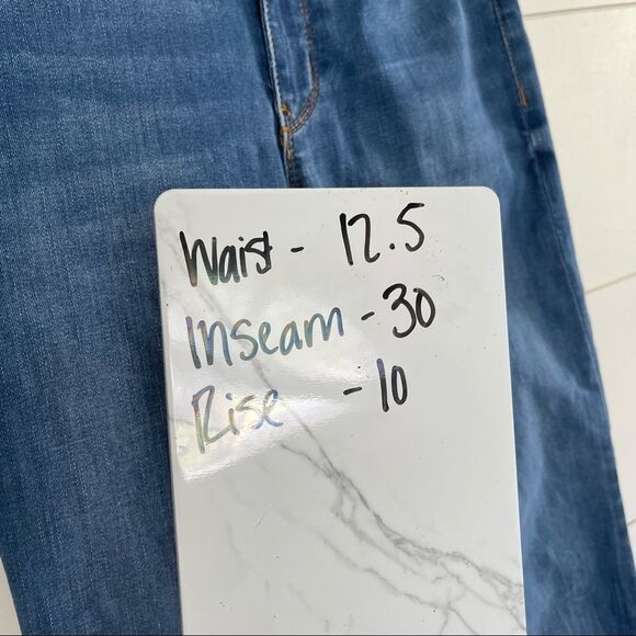 Zara Women’s 2 Raw Hem Flare Wide Leg Denim Jeans - Picture 4 of 4